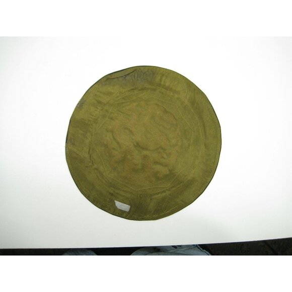 Dragon Vintage Asian Chinese Embroidered Silk Art Floral Panel Handmade Textile - Picture 4 of 6